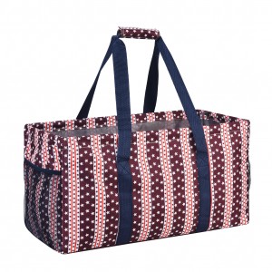 Trust-U Travel Clothing Storage Bag Waterproof Gym Bag Supermarket Shopping Bag Portable Large Tote Bag
