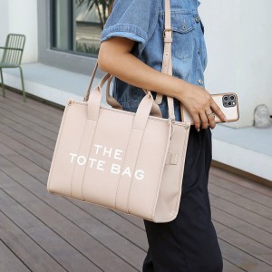 TRUST-U High-end retro letter tote bag, Korean style, niche handbag, Korean shoulder/crossbody bag