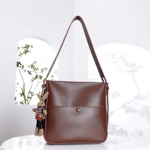 TRUST-U Women’s handbag, cross-border minimalist bag, versatile and cute, with charm, shoulder bag, underarm bag