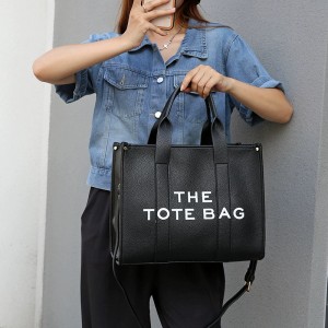 TRUST-U High-end retro letter tote bag, Korean style, niche handbag, Korean shoulder/crossbody bag