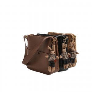 TRUST-U Damhandväska, gränsöverskridande minimalistisk väska, mångsidig och söt, med charm, axelväska, armhålsväska