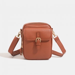 TRUST-U PU shoulder bag, unisex messenger bag, trendy storage bag, casual crossbody bag, phone bag, coin and card holder