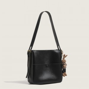 TRUST-U Damhandväska, gränsöverskridande minimalistisk väska, mångsidig och söt, med charm, axelväska, armhålsväska