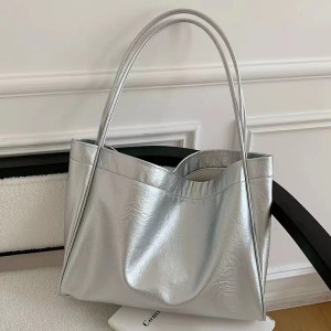 TRUST-U Merlad tote bag, large capacity, suitable for work, commuting, shoulder bag, casual PU tote bag