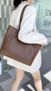 TRUST-U Geantă de umăr nouă, cu capacitate mare, stil coreean la modă, versatilă și la modă pentru femei, pentru naveta