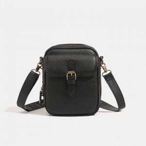 កាបូបស្មា TRUST-U PU, កាបូបផ្ញើសារ unisex, កាបូបផ្ទុកទាន់សម័យ, កាបូប crossbody ធម្មតា, កាបូបទូរស័ព្ទ, កាក់និងកាត។