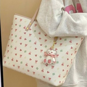 TRUST-U шинэ эмэгтэй коллежийн оюутны цүнх, их багтаамжтай, 2025, баавгайн гар цүнх, зорчино, ангийн мөрний цүнх