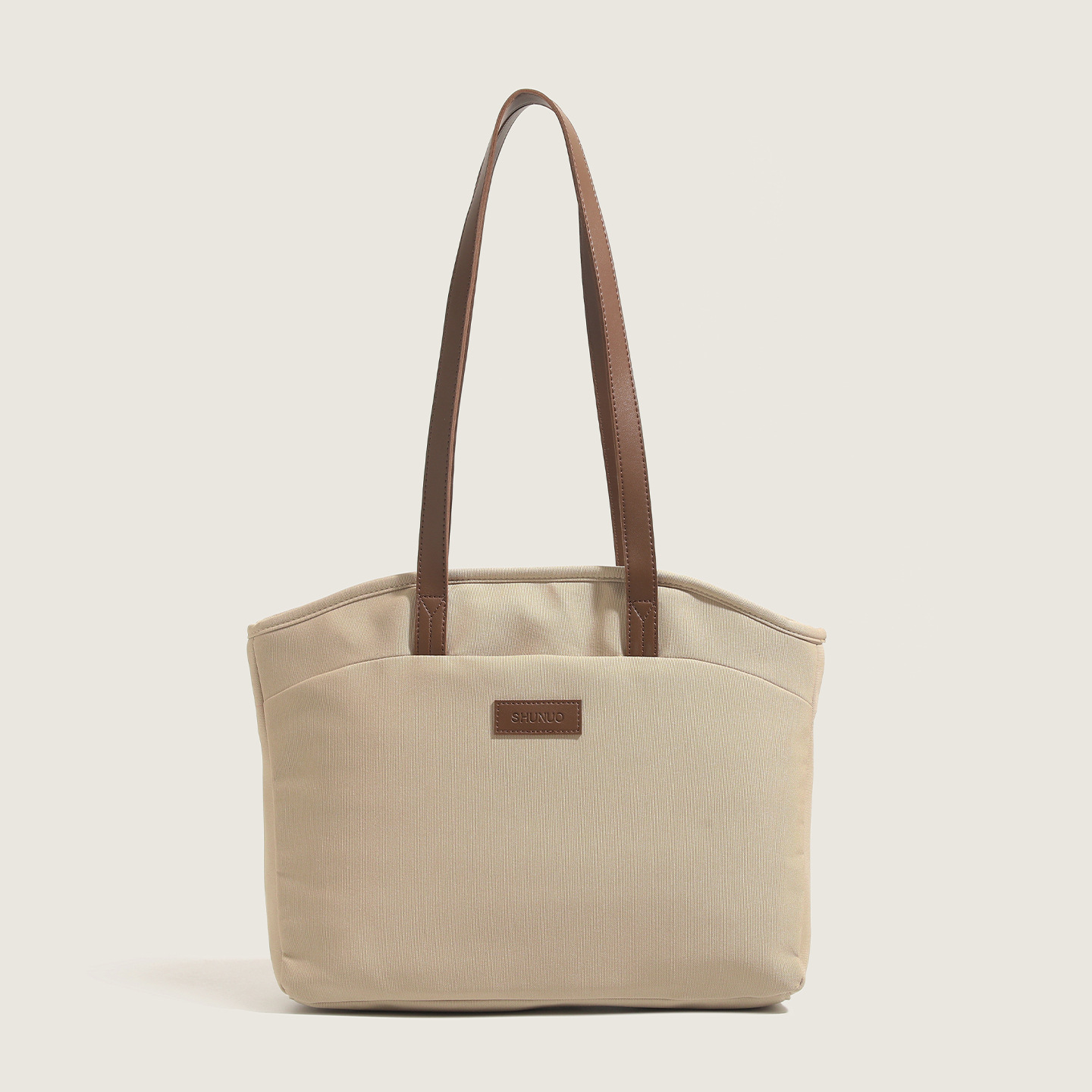 TRUST-U Simpla kaj neformala ŝultrosako por virinoj, granda kapacito, mansako, ŝultrosako, nova aŭtuna kaj vintra stilo, simpla kanvasa navedosako