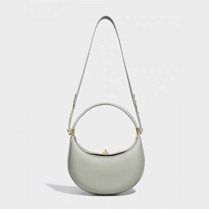 TRUST-U Autumn/Winter Women’s Handbag Pine Moon Series Medium Crescent Moon Bag Women’s Handbag Niche Design Crescent Moon Bag Underarm Bag Shoulder Crossbody Bag