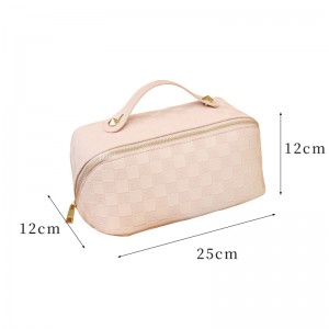 TRUST-U Ny snygg och attraktiv PU-bekväm necessär/reseväska med stor kapacitet