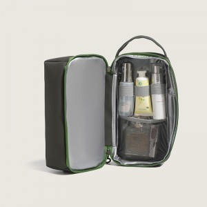 TRUST-U Ny vattentät liten fyrkantig väska, förvaringsväska för torra och våta föremål, mångsidig och trendig multifunktionell lättviktig PVC-necessär och kosmetikaväska