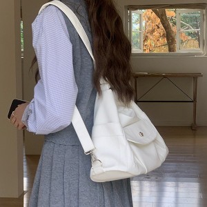 TRUST-U Retro minimalist soft leather backpack with multiple carrying options and adjustable shoulder tote bag