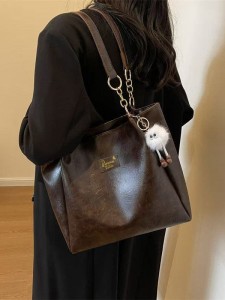 TRUST-U កាបូបដៃនារីទាន់សម័យ/រដូវរងាថ្មី សមត្ថភាពធំ កាបូបស្ពាយ កាបូបដៃ កាបូប crossbody សមរម្យសម្រាប់ការធ្វើដំណើរ