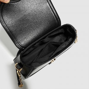 TRUST-U New textured saddle bag, French style shoulder bag, underarm bag, retro and fashionable small square bag