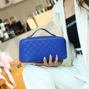 TRUST-U Ny snygg och attraktiv PU-bekväm necessär/reseväska med stor kapacitet