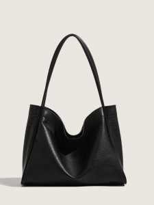 TRUST-U Merlad shoulder bag, large capacity, casual, textured soft leather, stylish tote bag for commuting