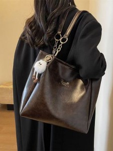 TRUST-U កាបូបដៃនារីទាន់សម័យ/រដូវរងាថ្មី សមត្ថភាពធំ កាបូបស្ពាយ កាបូបដៃ កាបូប crossbody សមរម្យសម្រាប់ការធ្វើដំណើរ