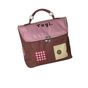 TRUST-U Cute house-shaped skincare product storage bag, large capacity makeup bag, portable travel toiletries organizer