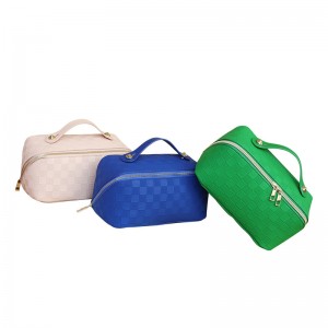 TRUST-U Ny snygg och attraktiv PU-bekväm necessär/reseväska med stor kapacitet