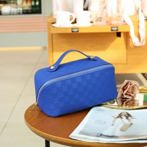 TRUST-U Ny snygg och attraktiv PU-bekväm necessär/reseväska med stor kapacitet