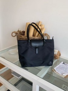 TRUST-U Geantă de umăr în stil nou, geantă pentru navetiști, geantă pentru studenți, geantă pentru școală, geantă tote versatilă din nailon