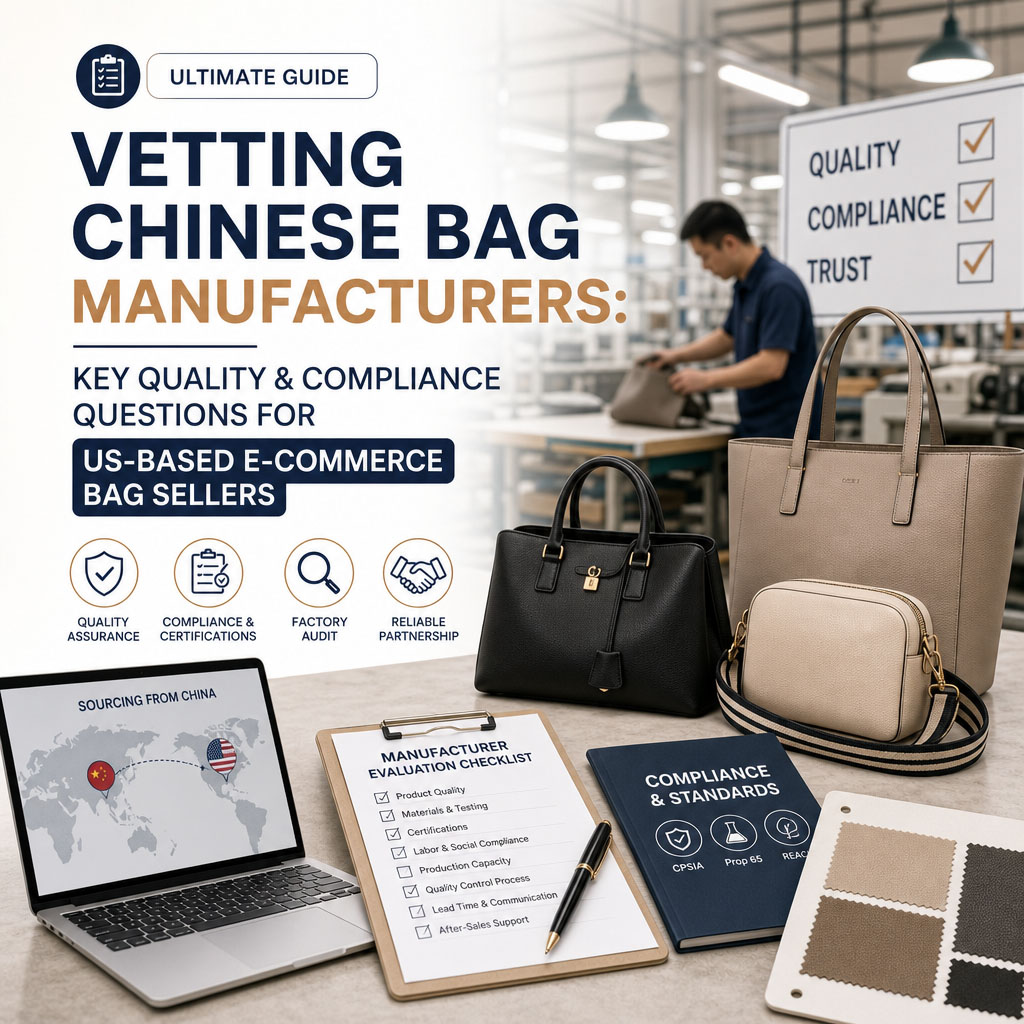 Vetting Chinese Bag Manufacturers: Key Quality & Compliance Questions for US‑Based E‑Commerce Bag Sellers