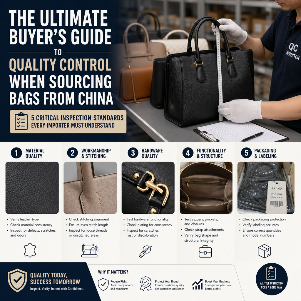 The Ultimate Buyer’s Guide to Quality Control When Sourcing Bags from China: 5 Critical Inspection Standards Every Importer Must Understand