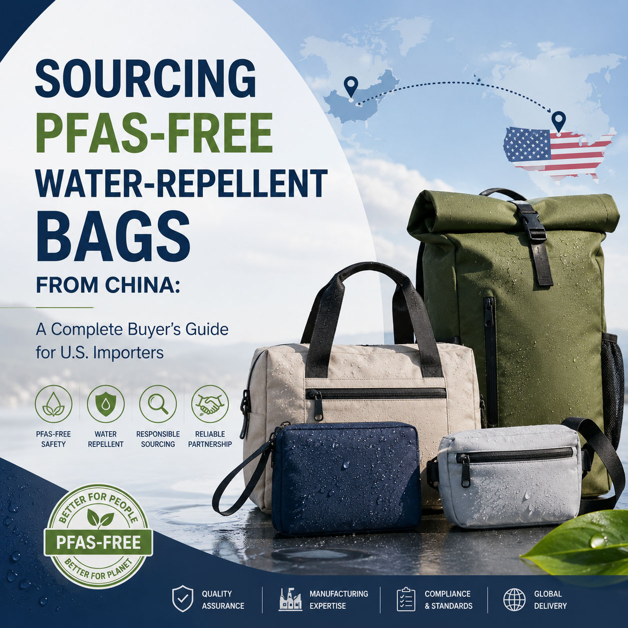 Sourcing PFAS-Free Water-Repellent Bags from China: A Complete Buyer’s Guide for U.S. Importers