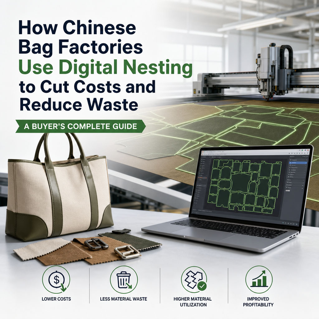 How Chinese Bag Factories Use Digital Nesting to Cut Costs and Reduce Waste: A Buyer’s Complete Guide