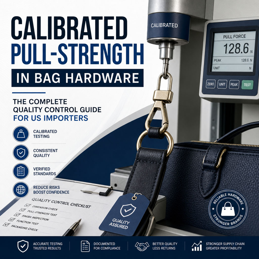 Calibrated Pull-Strength in Bag Hardware: The Complete Quality Control Guide for US Importers