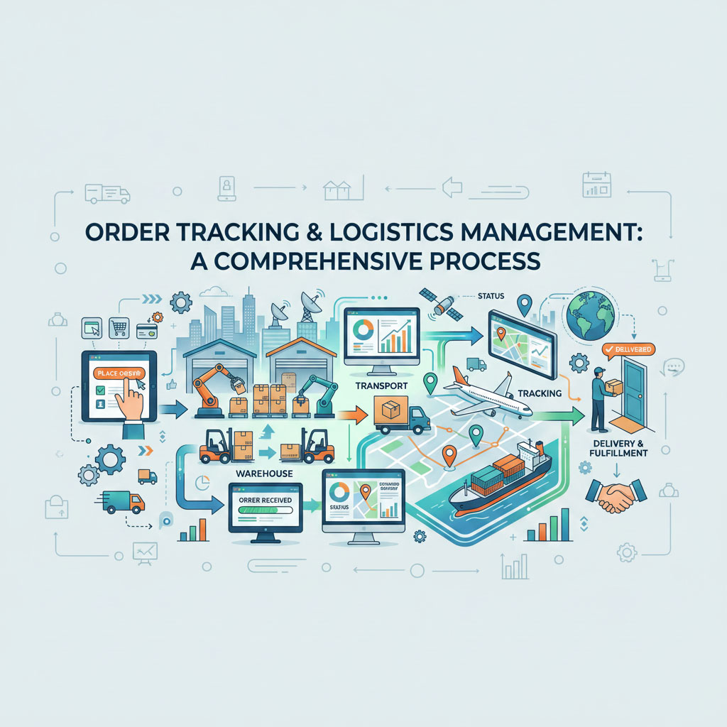 What is your process for tracking orders and managing logistics?