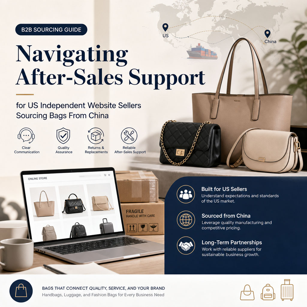 Navigating After‑Sales Support for US Independent Website Sellers Sourcing Bags From China