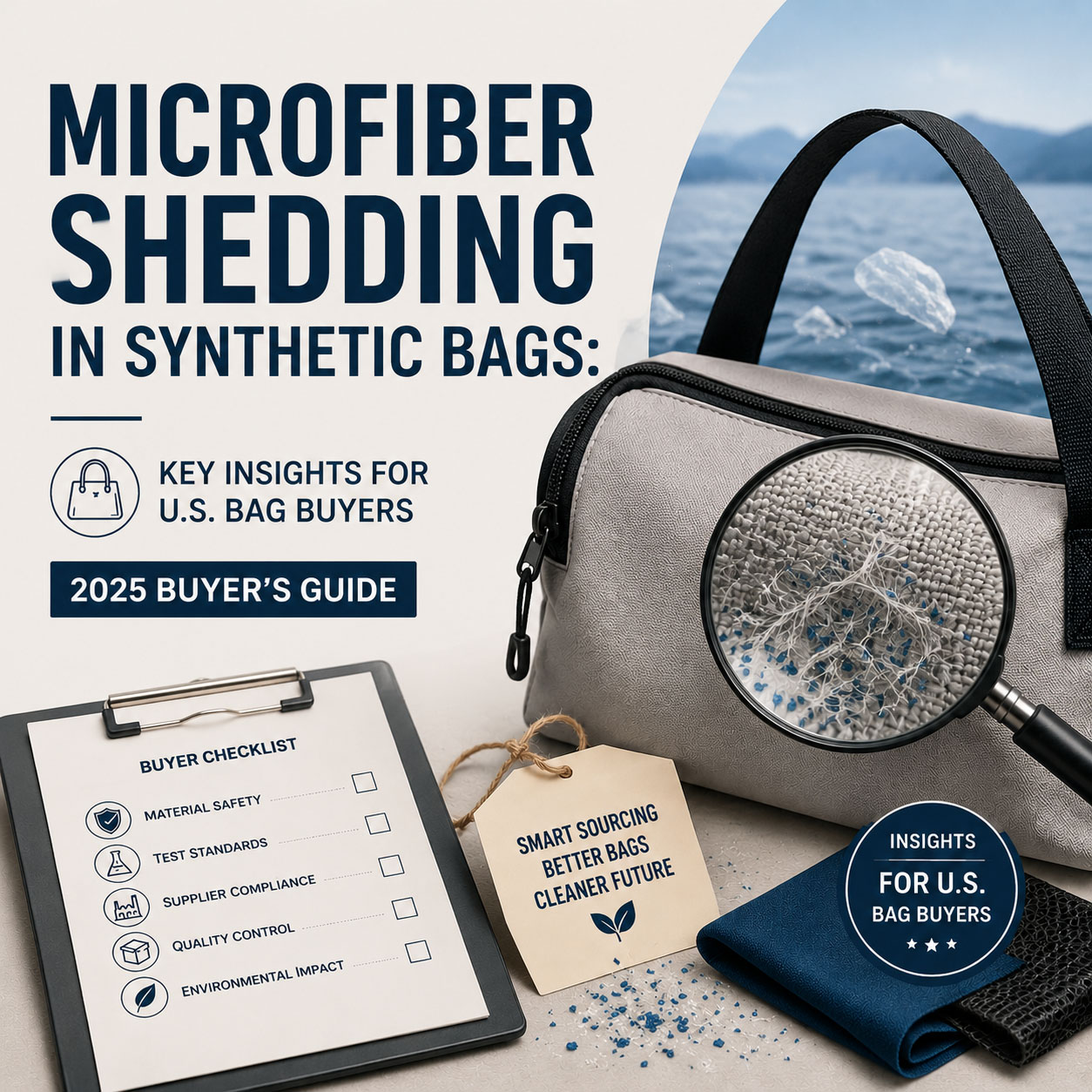 Microfiber Shedding in Synthetic Bags: What Every U.S. Bag Buyer Needs to Know Before Sourcing from China (2025 Buyer’s Guide)