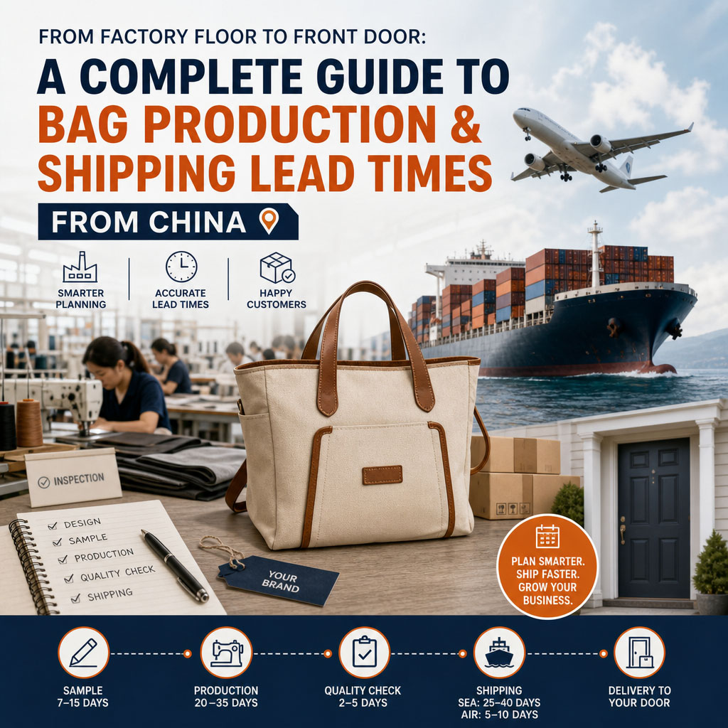 From Factory Floor to Front Door: A Complete Guide to Bag Production & Shipping Lead Times from China