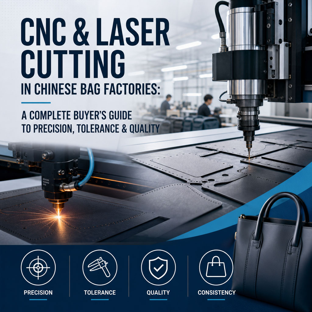 CNC & Laser Cutting in Chinese Bag Factories: A Complete Buyer’s Guide to Precision, Tolerance & Quality