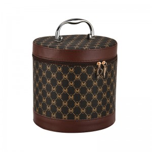 TRUST-U Kosmetyske tas mei grutte kapasiteit, heechweardich gefoel, wetterdicht, multifunksjonele opslach en spegel