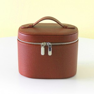 TRUST-U Cross-border New Leather Makeup Bag High-Value Handheld Storage Bag Large Capacity Multifunctional Lychee Pattern Makeup Case