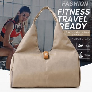 TRUST-U Yoga bag women’s independent shoe compartment dry and wet separation can hold yoga mat portable fitness bag
