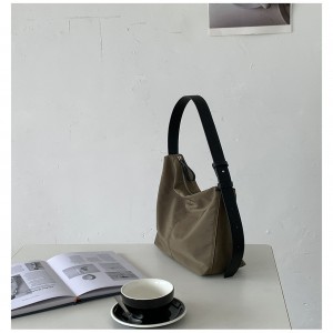 TRUST-U Casual commuting nylon shoulder bag, large capacity, versatile crossbody bag, durable college student tote bag
