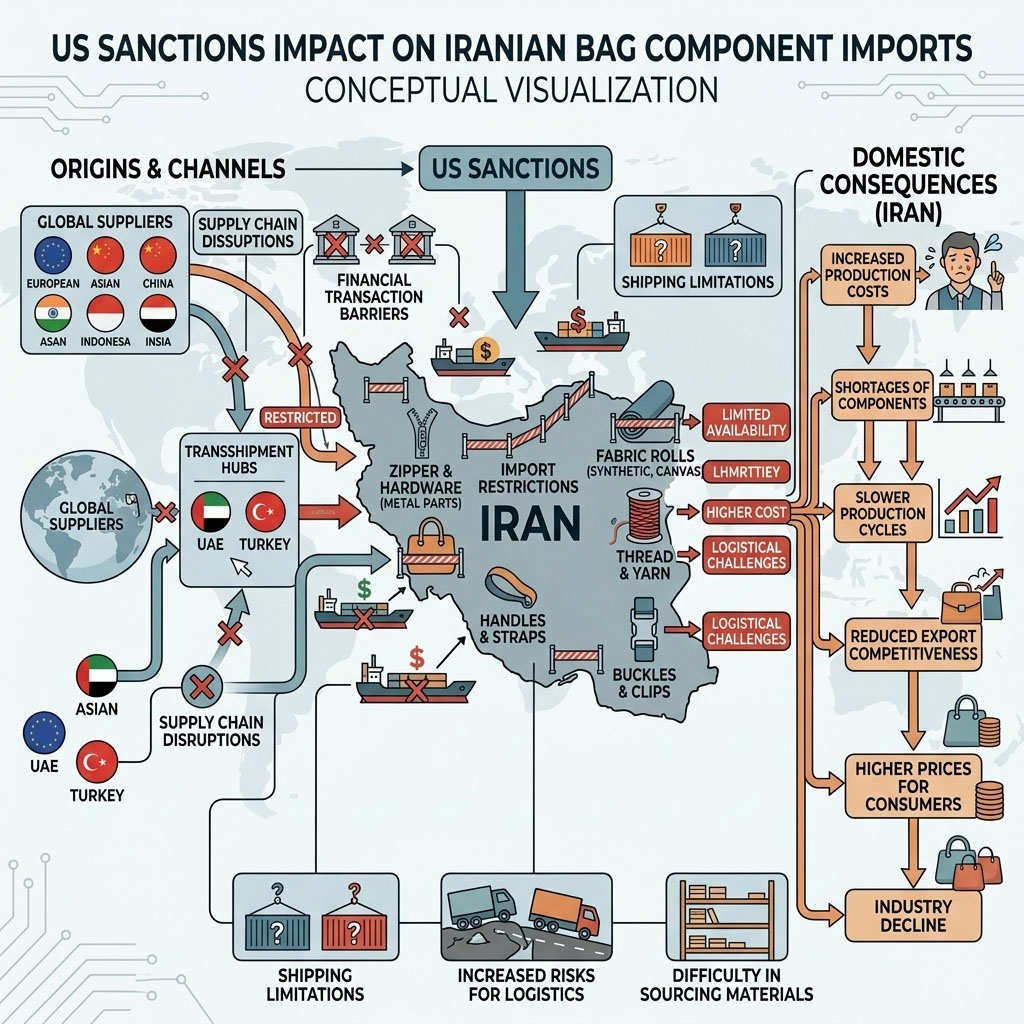 How US Sanctions on Iran Impact Import Restrictions for Bag-Making Components and Accessories