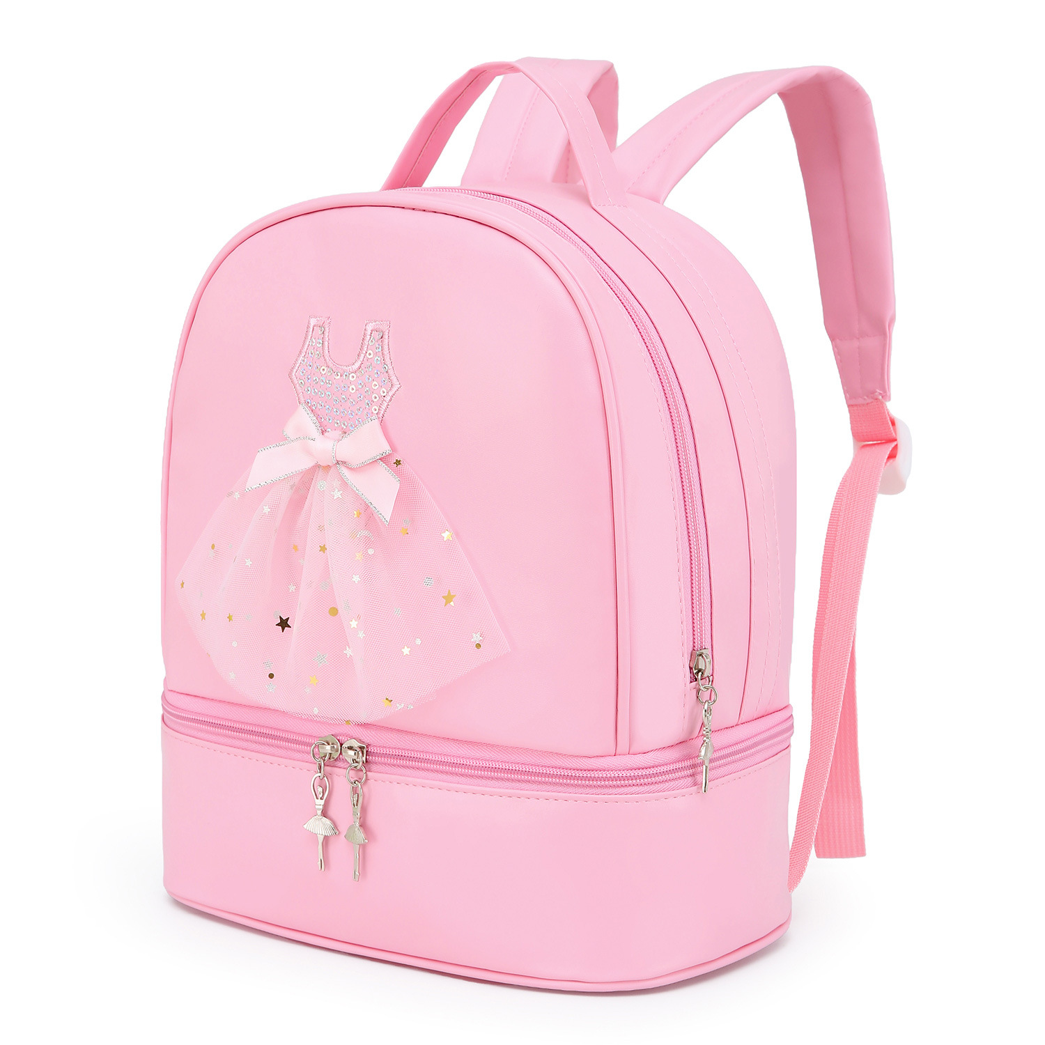 د TRUST-U نڅا کڅوړه د نوي سټایل نڅا کڅوړه د فیشن نڅا کڅوړه د ښځینه بالې روزنې جامو ذخیره کولو نڅا کڅوړه د اوږو کڅوړه