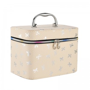 TRUST-U Large capacity cosmetic bag, high-end ins style with mirror, portable, one batch to improve appearance and waterproof