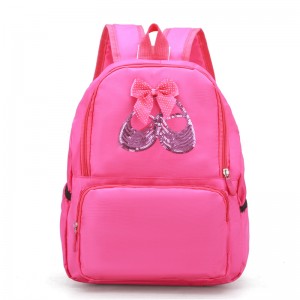 TRUST-U պարային պայուսակ՝ մանկական, կրկնակի ուսերի համար, պարային պահեստավորման մեջքի պայուսակ, լատինական բալետի դպրոցական պայուսակ՝ աղջիկների համար, արքայադստեր պարային պայուսակ