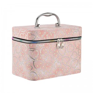 TRUST-U កាបូបដាក់គ្រឿងសម្អាងទំហំធំ មានកញ្ចក់ គុណភាពខ្ពស់ ចល័តបាន និងមិនជ្រាបទឹក ដើម្បីបង្កើនរូបរាងរបស់អ្នក។