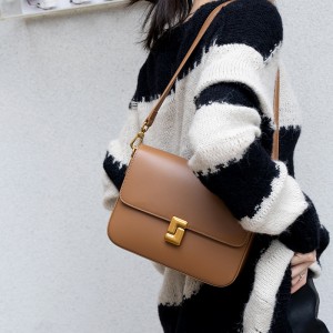 TRUST-U Mjuk läderväska axelväska kvinnor 2024 ny armhålsväska nisch högkvalitativ känsla stor kapacitet pendlarväska