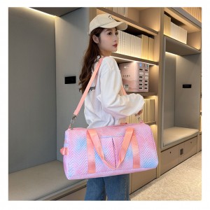 TRUST-U New fashion gradient personality outdoor travel shoulder bag storage bag leisure sports fitness handbag