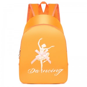 TRUST-U Dance bag new children’s double shoulder dance backpack Latin ballet schoolbag girl pink cute princess