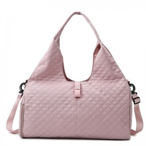 TRUST-U Gym bag women’s bag solid color large capacity wear-resistant portable travel bag light and simple luggage bag travel bag