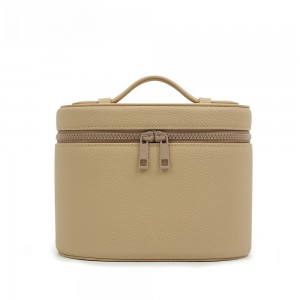 TRUST-U Cross-border PU 3D Makeup Case Travel Cosmetics Leather Women’s Makeup Bag Large Capacity Waterproof Cosmetics Storage Bag