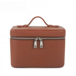 TRUST-U 2025 ny enfärgad sminkväska, enkel stor kapacitet bärbar handhållen skönhetsverktyg kosmetika förvaringsväska